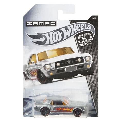Ford Mustang Coupe Zamac Hot Wheels Anos Mattel Frn Comemore O º Aniversário Dos Hw