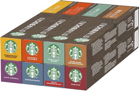 Starbucks Variety Pack 8 Flavours Nespresso Coffee Pods Coffee Reviewers