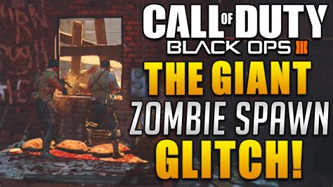 Black Ops 3 Zombie Glitches The Giant All Zombies Spawn At One Window Glitch Bo3 Glitches