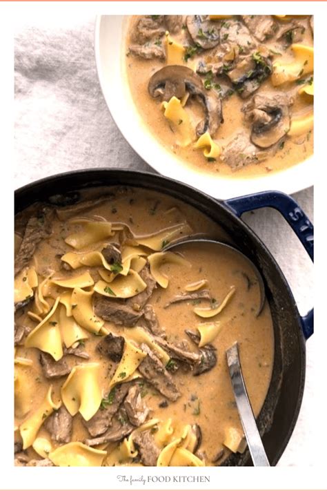 Beef Stroganoff Soup - The Family Food Kitchen