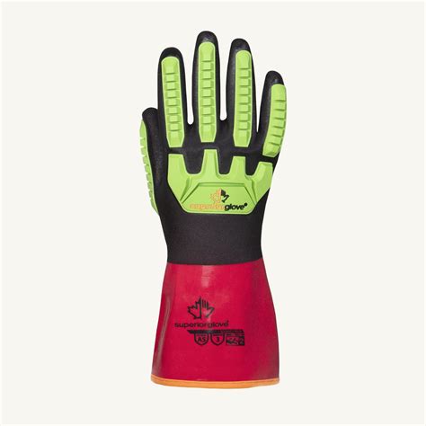 Superior Glove™ S15KGVNVB-12 Chemstop™ Impact Resistant Gloves, SZ 12