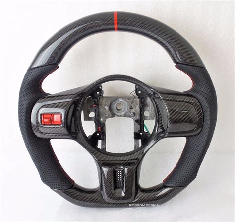 Mitsubishi Lancer Evo X Steering Wheel Robson Design Carbon Fiber Car And Accessories Interior