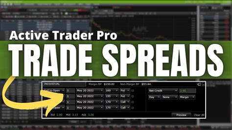 How To Trade Options Spreads On Fidelity Active Trader Pro Youtube