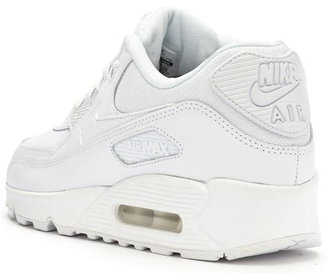 Nike Air Max 90 Essential White Trainers 537384 111 EBay