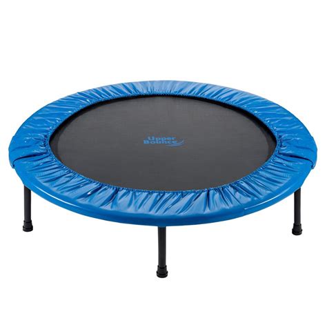 36 Blue And Black Upper Bounce Mini Foldable Outdoor Rebounder Fitness