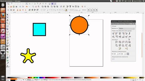 Inkscape [sesión 04 Alinear Y Distribuir 1 Relativo A Página] Youtube