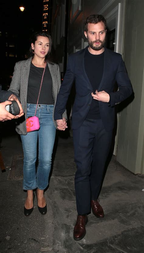 Jamie Dornan And Amelia Warner Out In London Jan 2018 Popsugar Celebrity