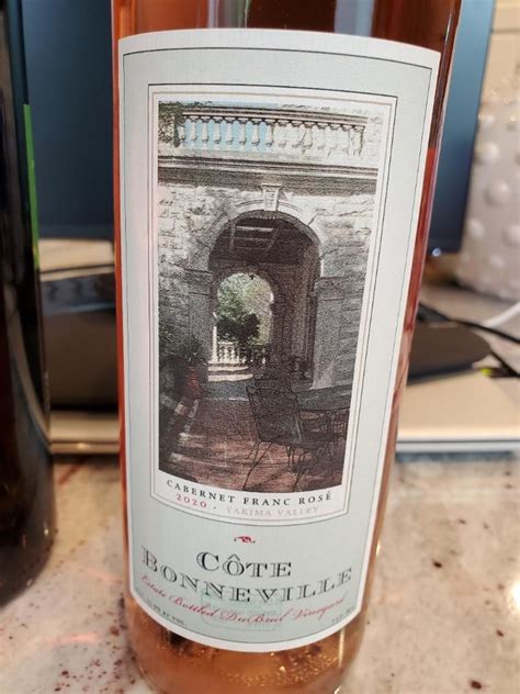 2021 Côte Bonneville Cabernet Franc Rosé DuBrul Vineyard USA