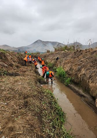 En Huaral Concluyen Labores De Limpieza Y Mantenimiento En 80 Canales