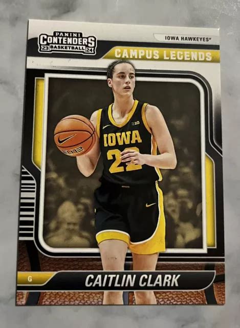 Caitlin Clark Collection Campus Legends Cl Rookie Iowa Hawkeyes