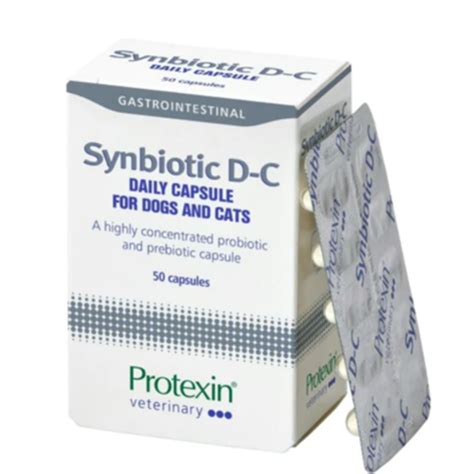 Protexin Synbiotics D-C 180mg 50s capsules - Amber Vet