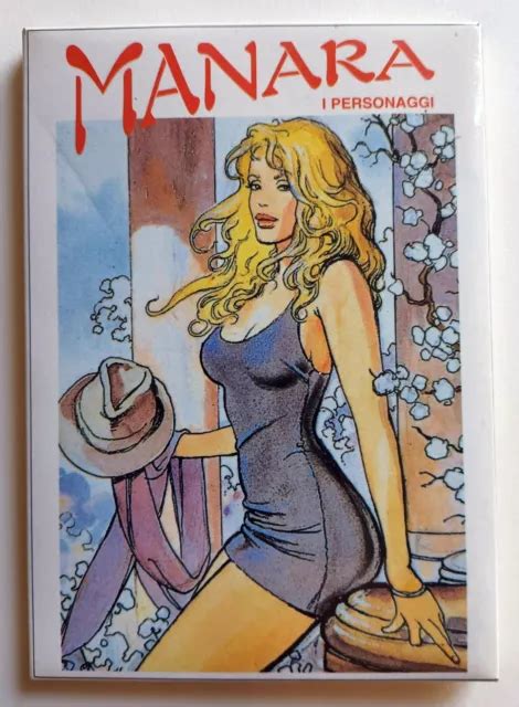 Milo Manara I Personaggi Limited Edition Booklet 12 Postcard Set Gianni