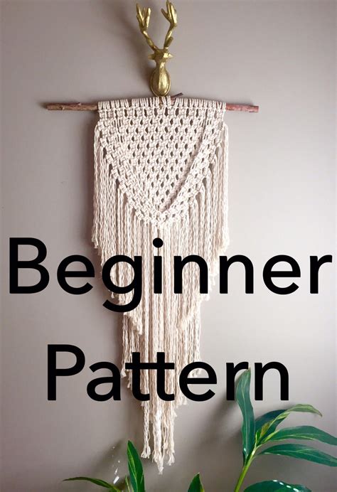 Diy Macrame Wall Hanging Patterns Free