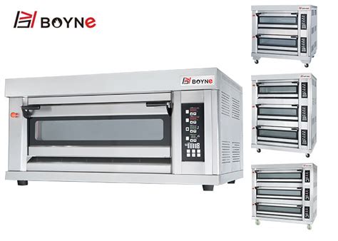 Heavy Duty Deck Baking Oven One Deck Two Trays Gas Oven For Bakery