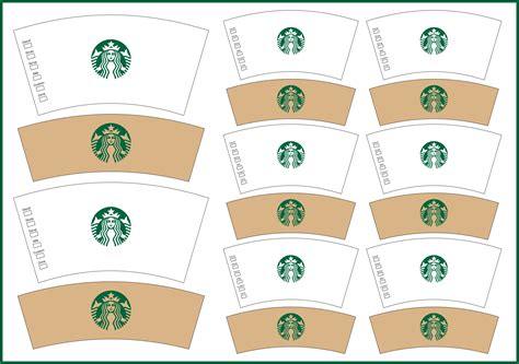 Mini Starbucks Printables Web Printable Mini Starbucks Logos