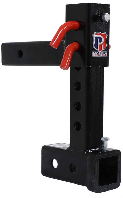 Patriot Hitches Adjustable Drop Hitch Receiver Adapter 2 Hitches