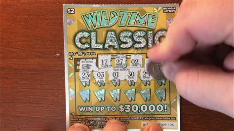 Wildtime Classic New Release Michigan Lottery Instant Ticket Youtube