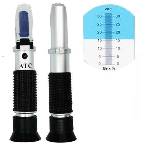 Billig Brix Refraktometer 0 32 Alt I Testudstyr Kig Ind