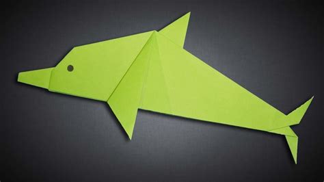 How To Make A Paper Dolphin Step By Step Easy Origami Dolphin