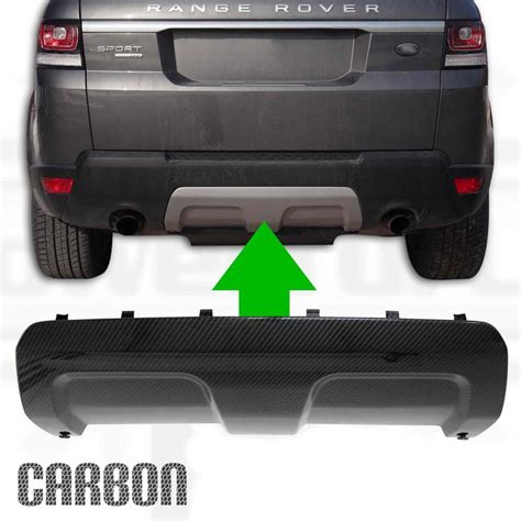 Protection De Pare Chocs Arriere Look Carbone Pour Range Rover Spor