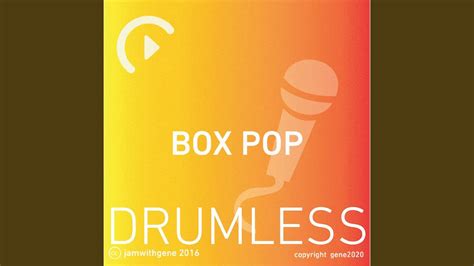 Drumless Pop Backing Track Click 60 Bpm Youtube