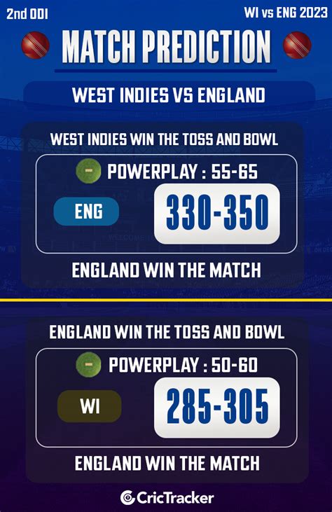 WI vs ENG Match Prediction: Who will win today’s 2nd ODI match? - CricTracker