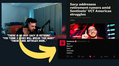 Tarik Reacts On SENTINELS NEW Roster FAKE Sacy Rumours YouTube
