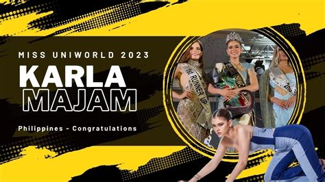 Karla Majam Is The Newly Crowned Miss Uniworld 2023 From The