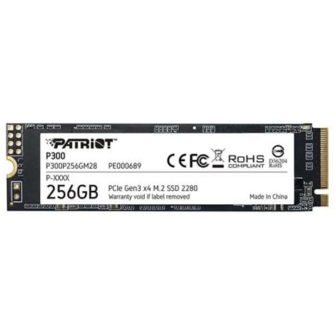 SSD Patriot P300 256Gb M 2 NVMe PCIe Gen3x4 Gearshop Vn