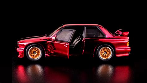 Машинка Premium Hot Wheels 1991 BMW M3 Red Line Club RLC 1 64 HNL25 Red