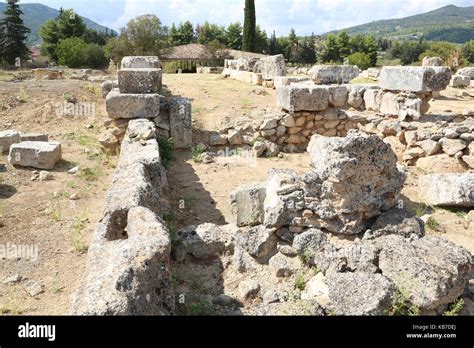 Nemea, Greece, Ancient Nemea Stock Photo - Alamy