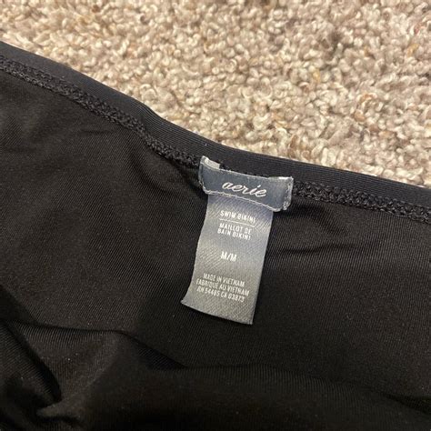 Aerie Women S Black Bikini And Tankini Bottoms Depop