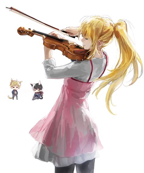 Shigatsu Wa Kimi No Uso Miyazono Kaori Render By Kukinima On Deviantart