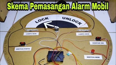 Cara Memasang Alarm Mobil Universal Pada Avanza Youtube