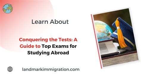 A Guide To Top Exams For Studying Abroad Conquering The Tests