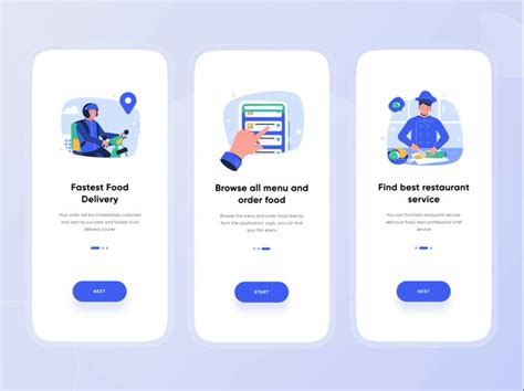 Food Delivery App Onboarding Motion Interaction Ux Design Trends