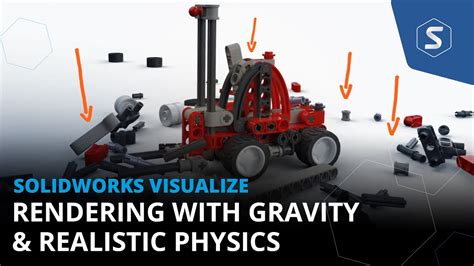 How To Render With Gravity Solidworks Visualize Physics Simulator