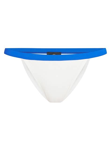 VALIMARE St Barths Low Rise Bikini Bottom Off White Editorialist
