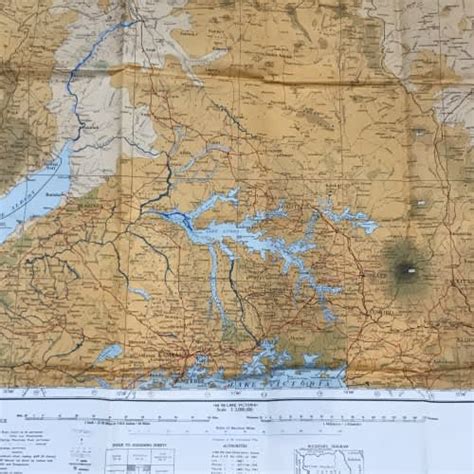 Maps - 1957 Reprinted Map of Entebbe - reprinted from 1940`s wartime map - 80 x 62cm was listed ...