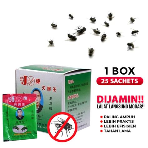 Jual Zhang Pei Zhen Racun Lalat Box Isi Pcs Termurah Shopee