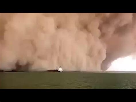 Incredibile Tempesta Di Sabbia Nel Canale Di Suez YouTube