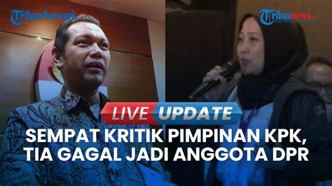 LIVE UPDATE PDIP Ungkap Alasan Copot Tia Rahmania Hingga Batal