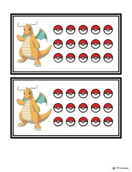 Dragonite IN-COLOR Pokemon Behavior Incentive Chart - 3 Styles - 2 Sizes