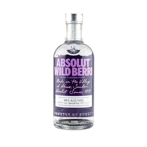 ABSOLUT WILD BERRI VODKA 0 7L 38 Super Alkohole