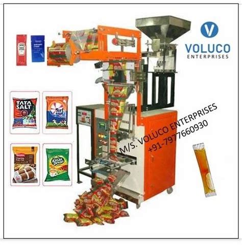 2 KW Three Phase Chips Salt Spices Tea Grocery Pouch Packaging Machine