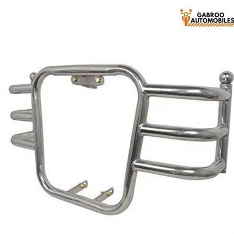 Gabroo Automobiles Air Fly Pipe Stainless Steel Leg Guard For Royal