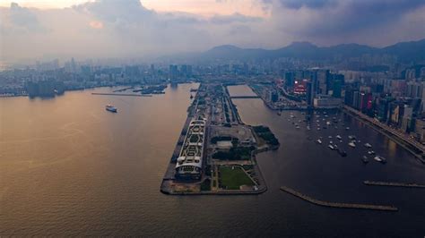 Premium Photo High Angle View Of Commercial Dock In City