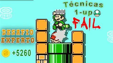 Cuando Te Complicas En Hacer Vidas Desafio Experto Super Mario Maker