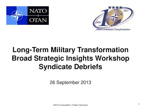 Pdf Long Term Military Transformation Broad Strategic Insights