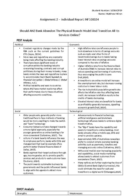 Assignment 2 Individual Report Matthew Miron Name Matthew Miron